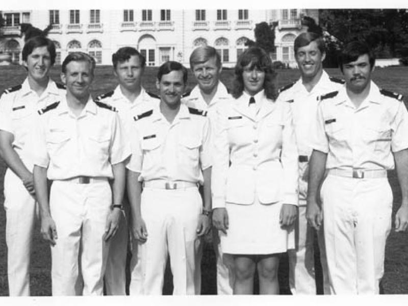 Front Row: Roger A. Morris, Thomas J. Rice, Kathryn A. Andreen, Peter W. DeWitt Second Row: James W. O'Clock, Donald A. Dreves,