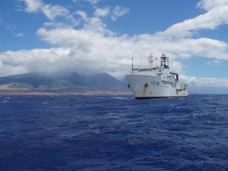 NOAA Ship Oscar Elton Sette off Maui