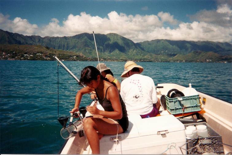 Lisa Nakamura on a university cruise